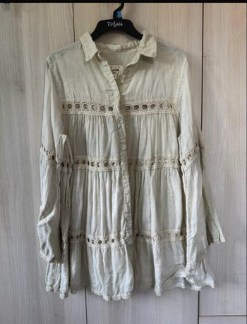 Chemise lin vintage