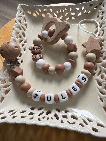 Ensemble attache sucette 