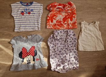 Lot de t-shirts 12 mois