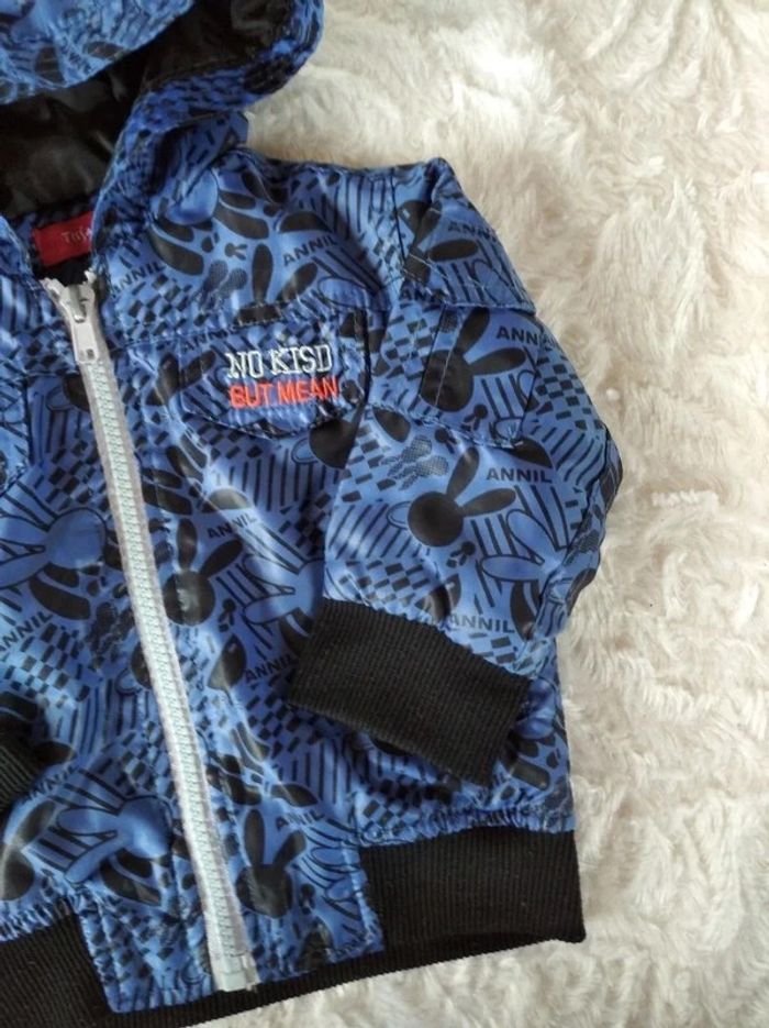Veste blouson imperméable avec capuche Garçon 6 mois Tissaia - photo numéro 4