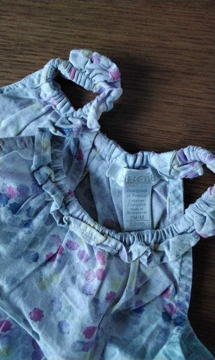 Débardeur à bretelles , des points de divers couleurs , Obaibi , 3M 60cm - photo numéro 3