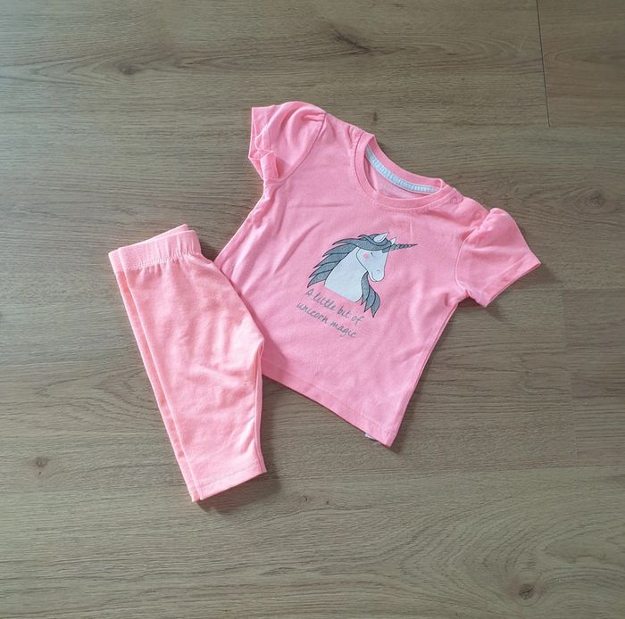 🩷 Ensemble tee-shirt short Primark/Kiabi 6/9 mois #emyfleury_9moisfille