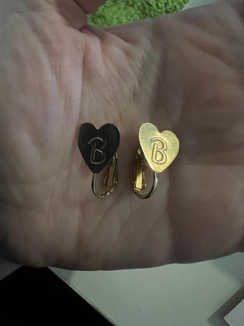 Boucle d ´oreille barbie b dore y2k