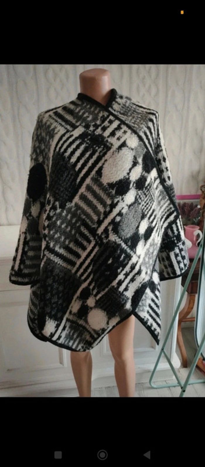 grand poncho d'hiver très chaud - photo numéro 6