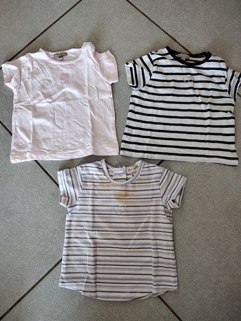 Lot de 3 t-shirts Grain de blé T. 6M
