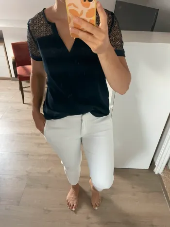 Ensemble blouse + pantalon
