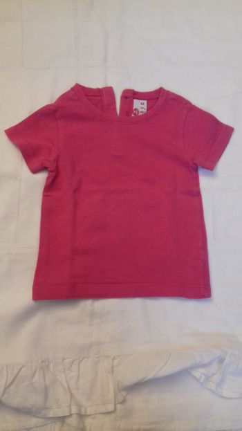 1 tee-shirt manche courte fille 18 mois 