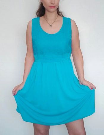 Robe mi-longue chic cérémonie taille unique