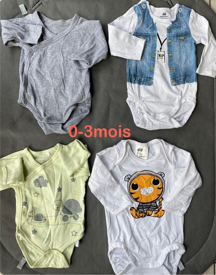 Lots 12 body bébé garçon - photo numéro 3