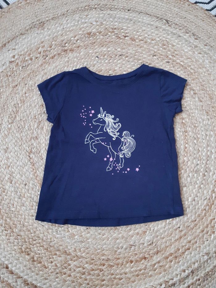 Tee shirt licorne Tex 3/4 ans