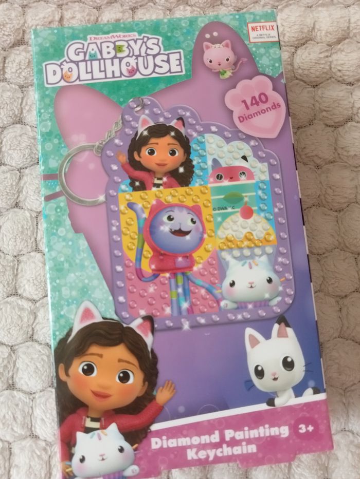 Porte clé a faire gabby chat - photo numéro 2