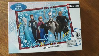 Puzzle 100 pièces Disney , Reine des neiges , Nathan