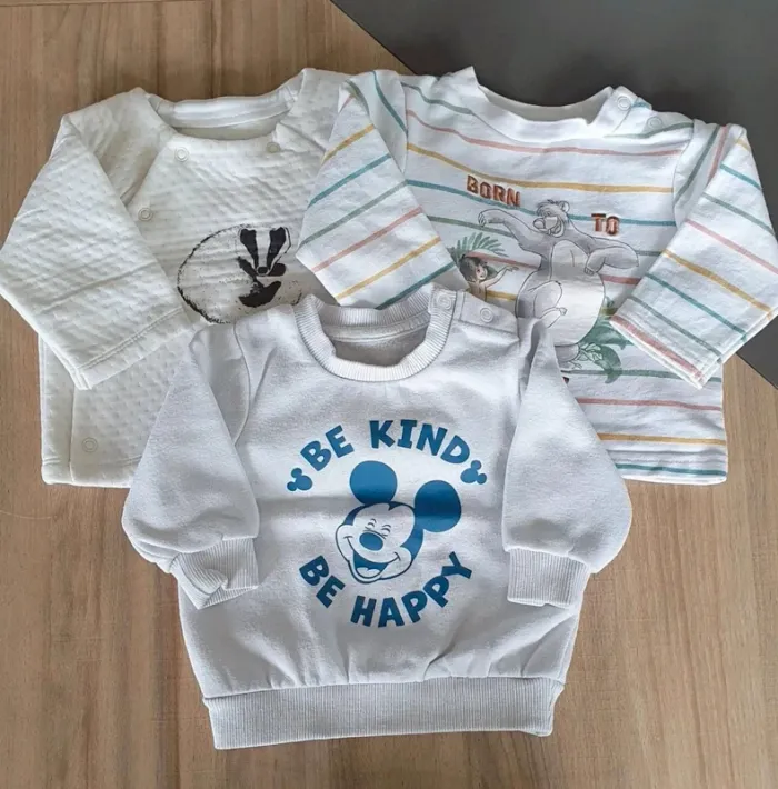 Lot de 3 pulls 3 mois et 3-6 mois - photo numéro 2