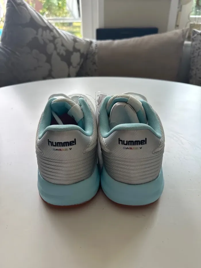 Baskets Hummel Taille 42 – Blanc / Multicolore – Indoor Sport - photo numéro 4