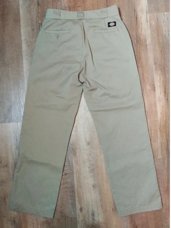 Pantalon droit beige Dickies W28 - photo numéro 3