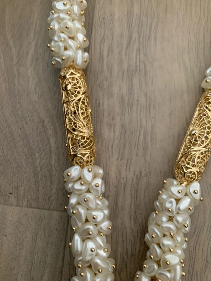 Collier traditionnelle algérien SKHAB blanc - photo numéro 3