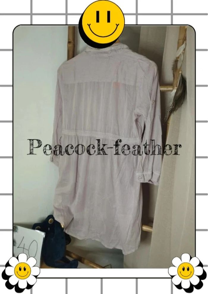 Tunique robe stradivarius rose 40 neuve - photo numéro 9