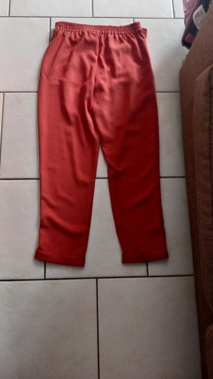 Pantalon corail chino lefties femme 36 tbe - photo numéro 2