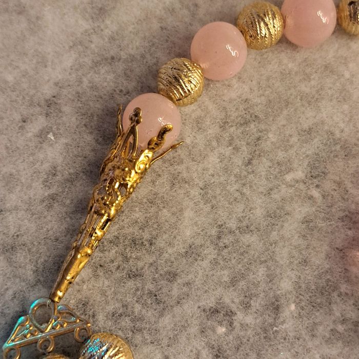 Parrurre magnifique chic rose et doré - photo numéro 8