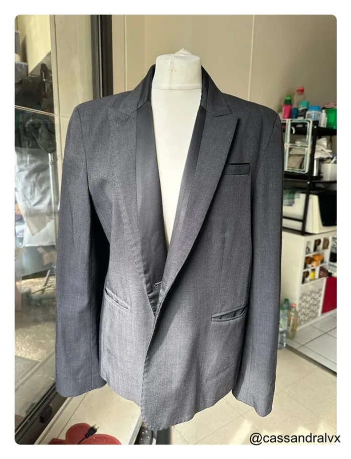 Blazer gris en laine - Gerard Darel