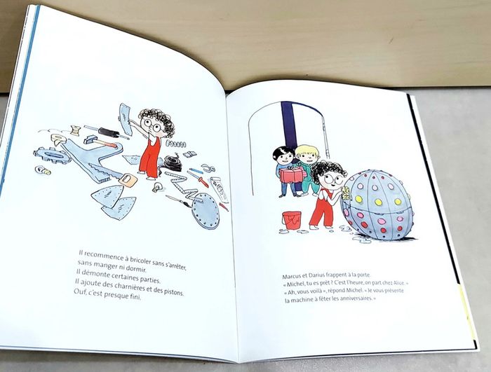 🌺 Livre (école des loisirs) : La machine de Michel - photo numéro 3