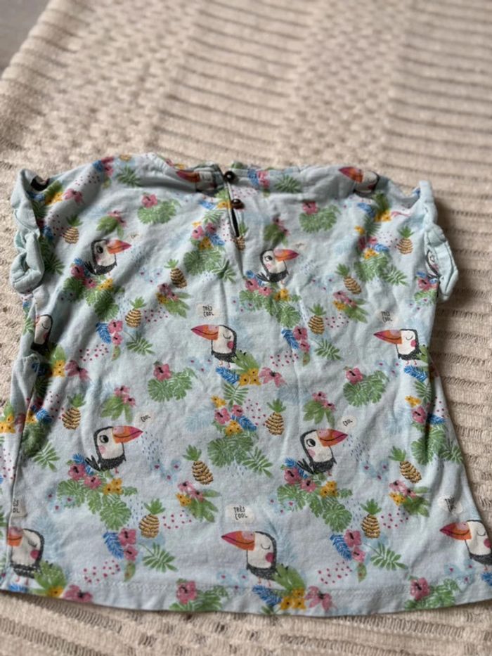 TEE shirt fille 2/3 ans Zara - photo numéro 4