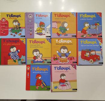 Lot 10 livres T'choupi