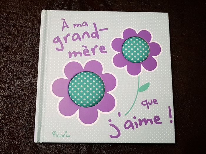 Petit livre "A ma grand-mère que j'aime"