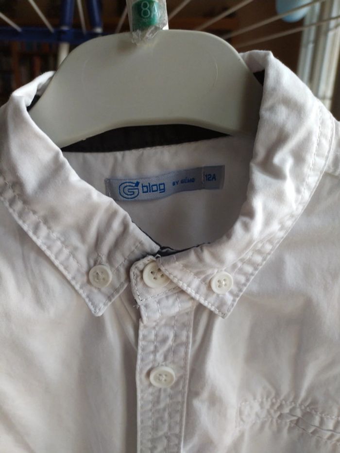 Chemise blanche garçon 12 ans - photo numéro 4