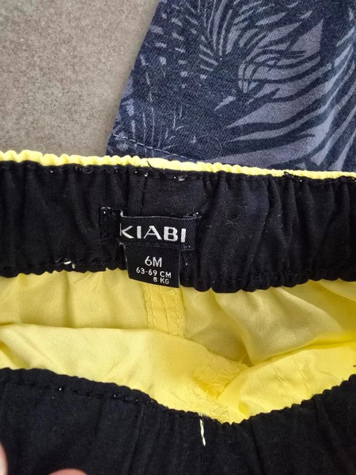 Ensemble short bleu et jaune - photo numéro 2