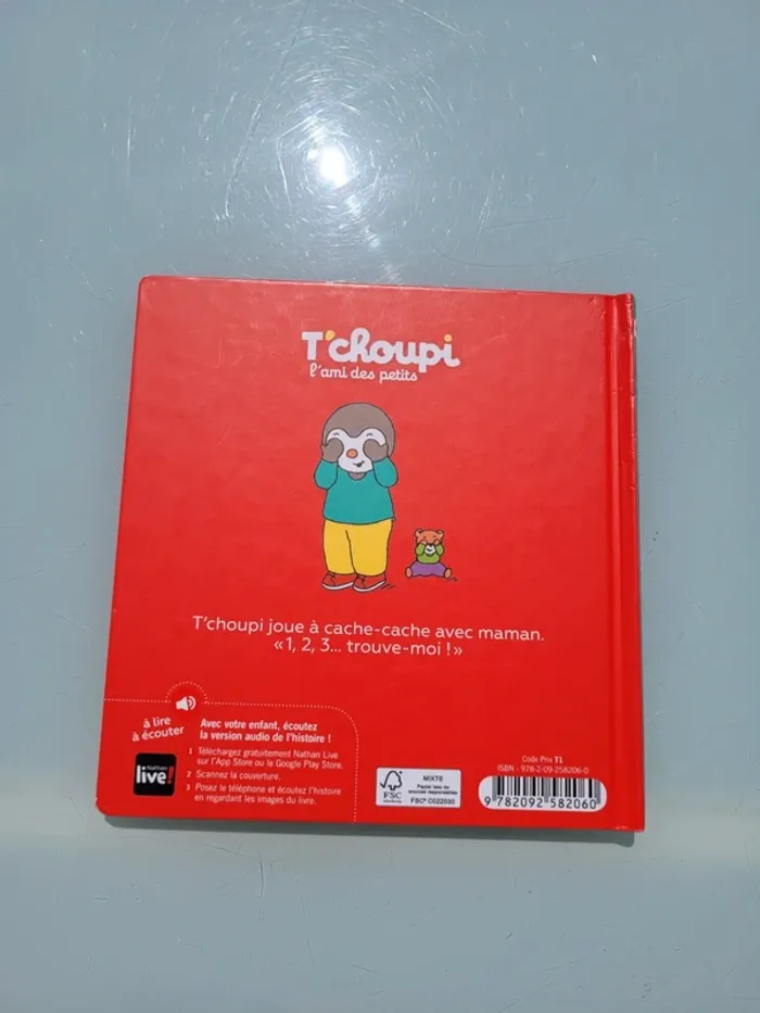 Livre T'choupi : à lire et à écouter, tome 64 🫣 T'choupi joue à cache-cache 🫣 - photo numéro 4