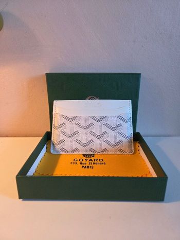Porte carte goyard blanc arctique 👛