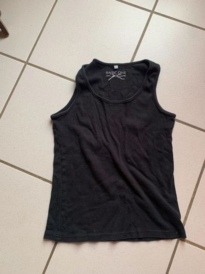 débardeur noir taille 2