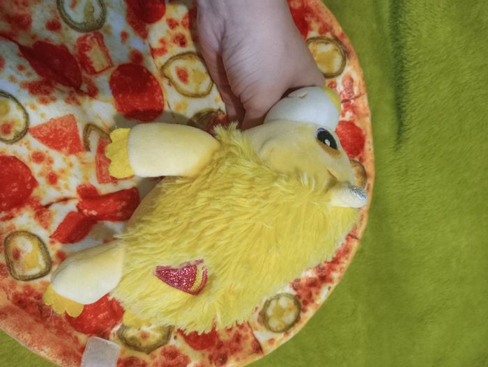 Peluche hérisson pizza - photo numéro 3
