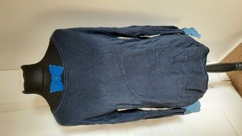 pull léger manche bord chemise