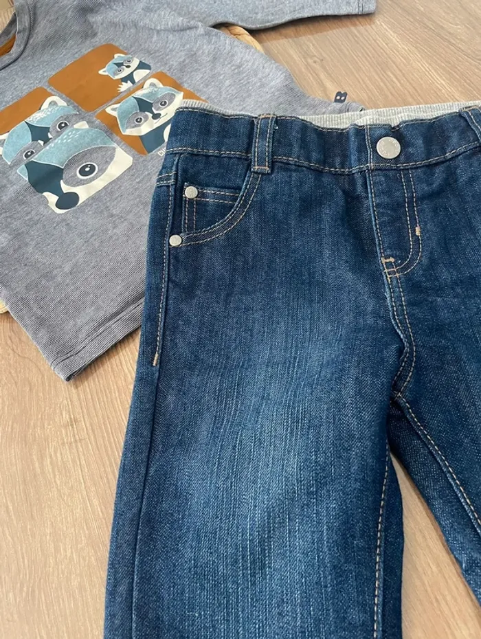Ensemble t shirt et jean - photo numéro 2