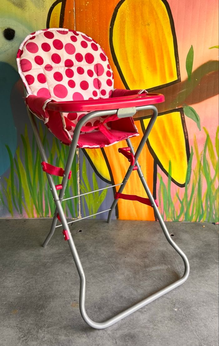 Chaise haute poupée - photo numéro 1