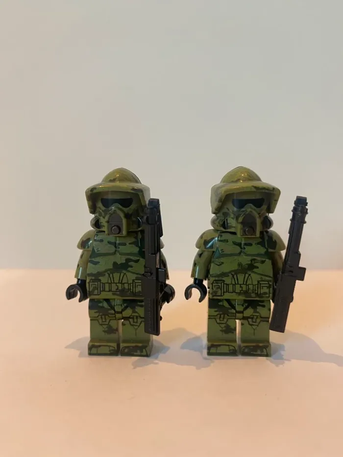 Figurine type lego 2 clones Kashyyks. Star Wars