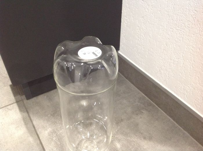 Bouteille / jarre / carafe en verre transparent 1.5 litre - photo numéro 7