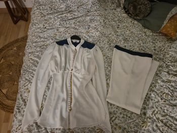 Ensemble tailleur pantalon et chemise luxe