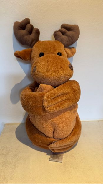 Grande Peluche cerf lupilu  avec couverture