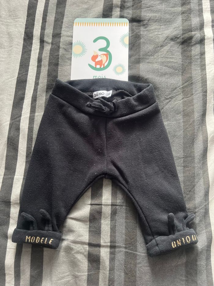 Jogging noir - 3 mois