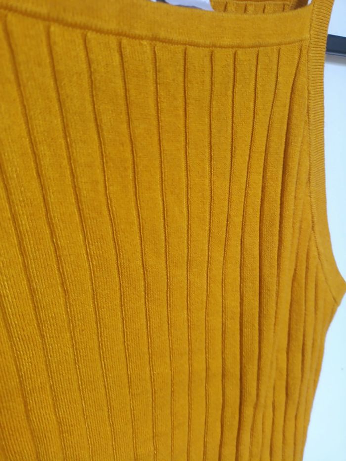 Débardeur côtelé moutarde – Divided (H&M) - photo numéro 3