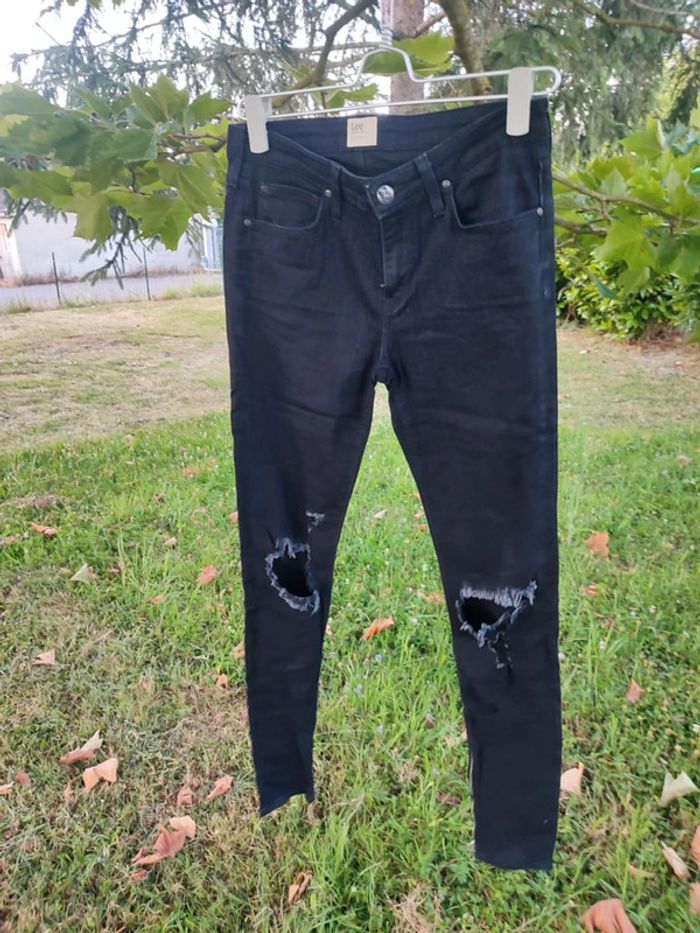 Jean skinny homme troué Lee taille 38