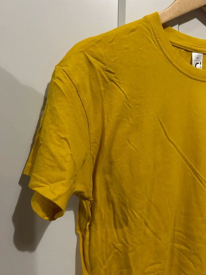 643 – t-shirt moutarde course Bouge Ta Planète - photo numéro 2