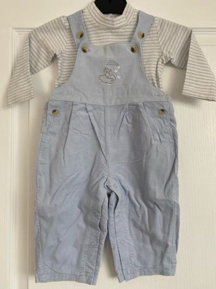 Ensemble salopette 9 mois