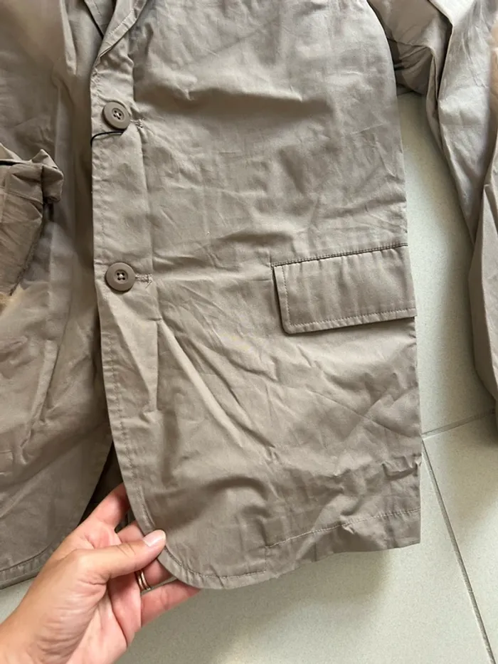 Blazer Zara homme beige taille S - photo numéro 2