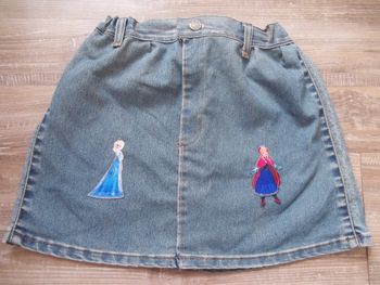 Jupe droite jean Reine des Neiges (Disney1)