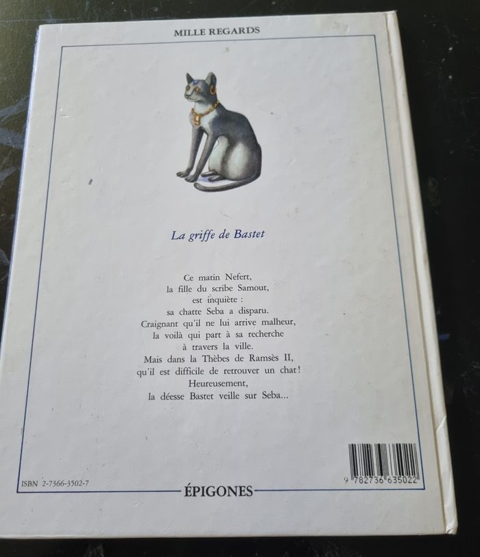 livre la griffe de bastet collection mille regards - photo numéro 2