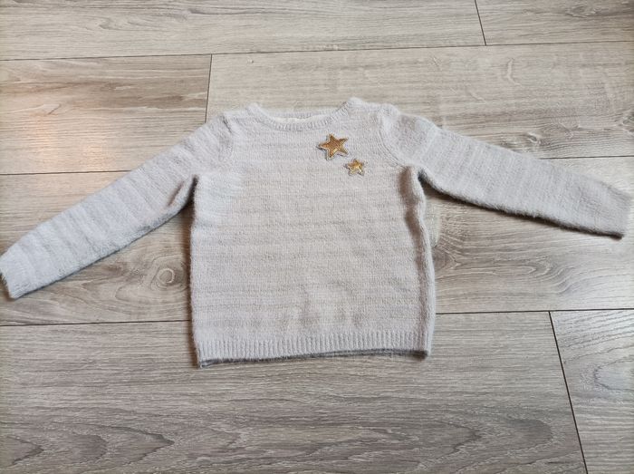 Pull 4 ans paillettes étoiles - photo numéro 2